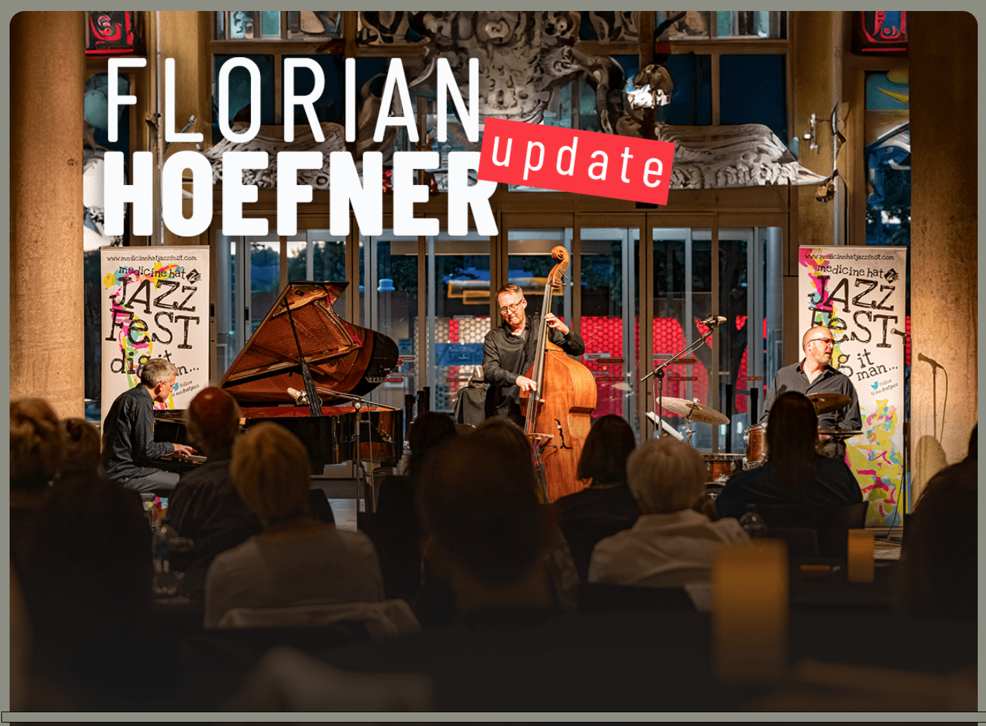 Florian Hoefner Trio performing